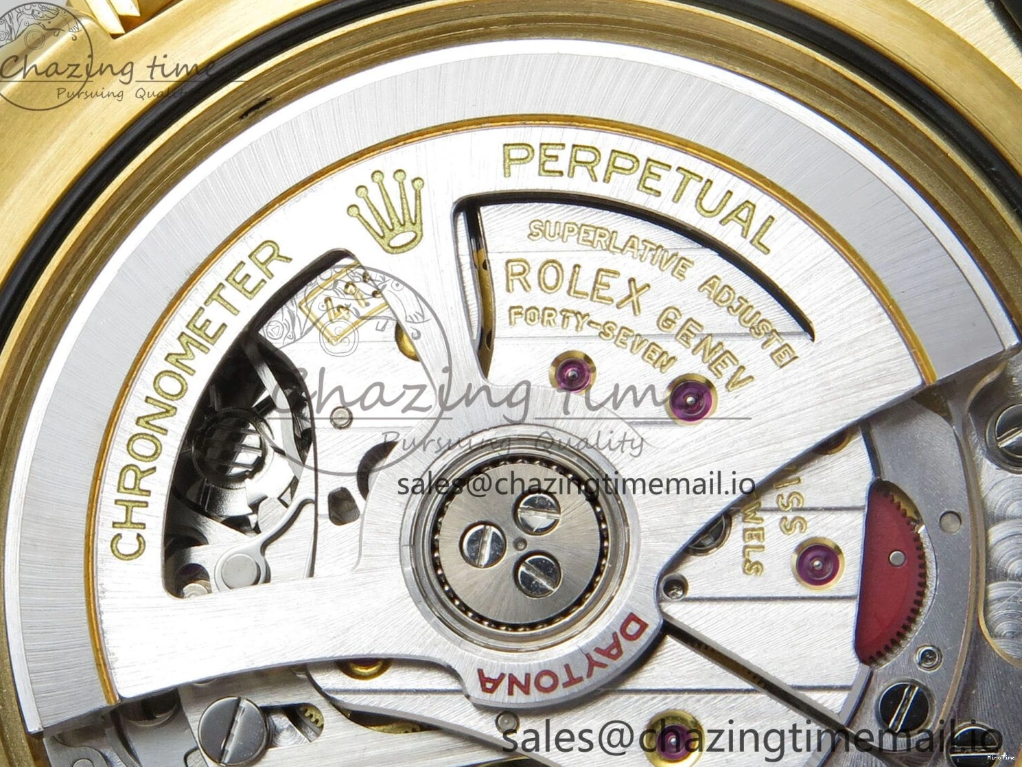 MiroTime 0524 Daytona 126518 VSF 1:1 Best Edition YG Black Dial on Oysterflex Strap VS4131 V2 (Weighted) Refined 329